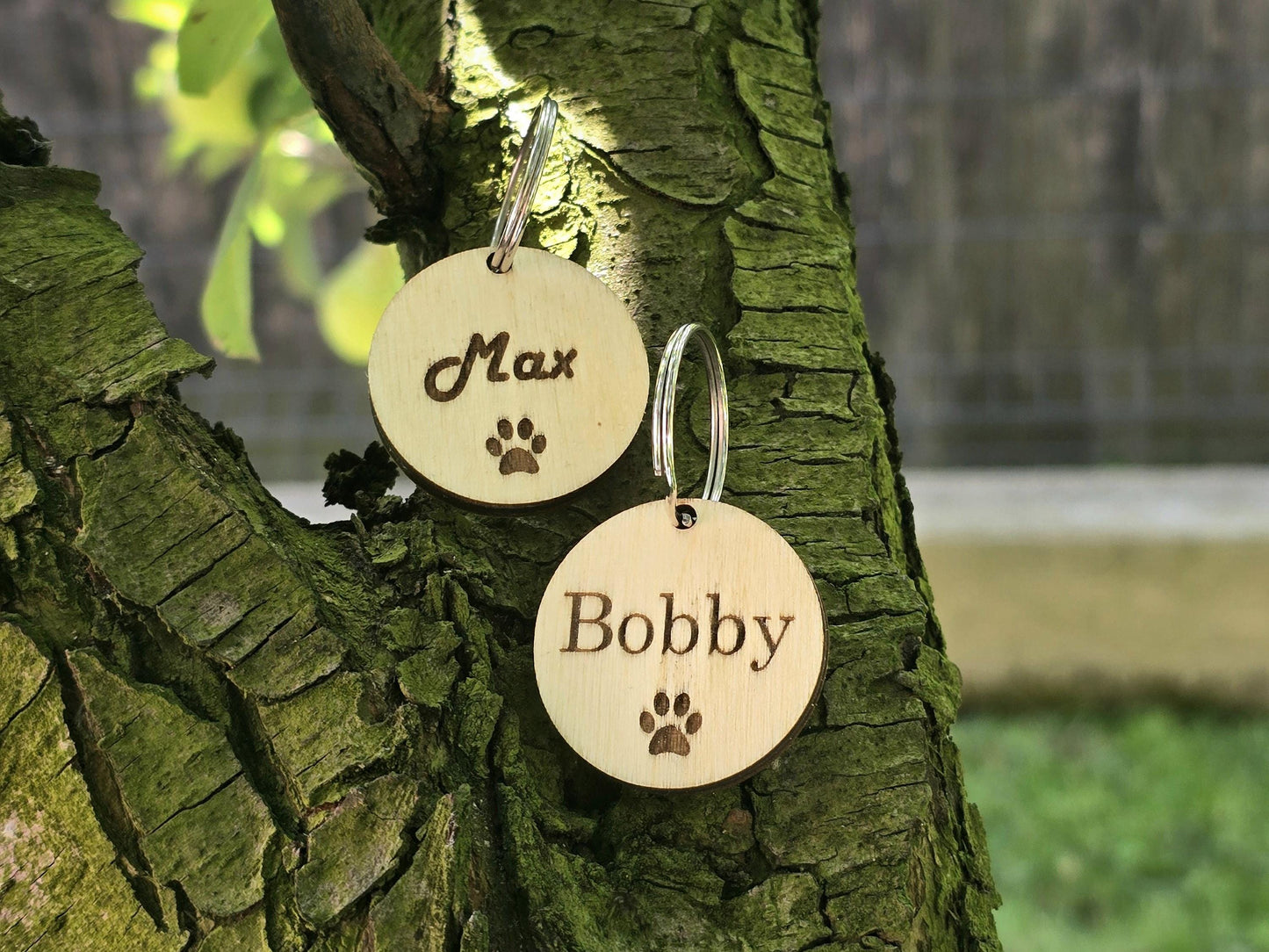 Personalized Wooden Dog Tag