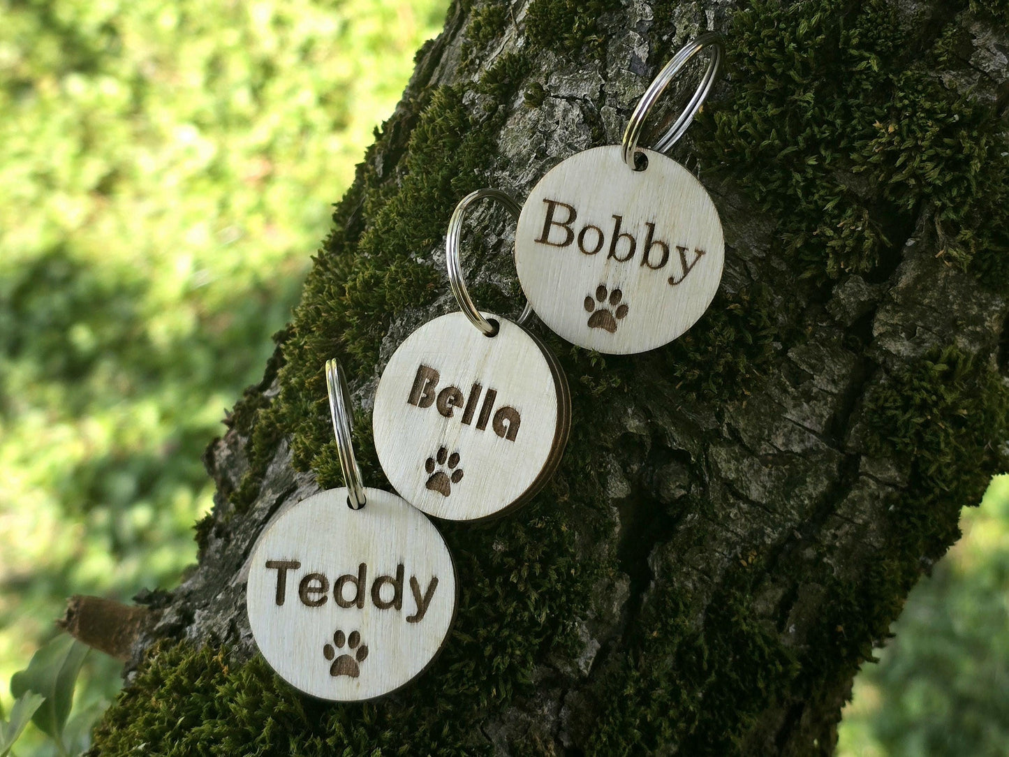 Personalized Wooden Dog Tag