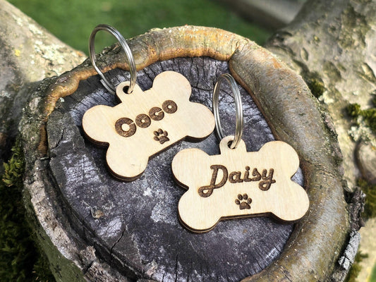 Bone Shaped Dog Tag