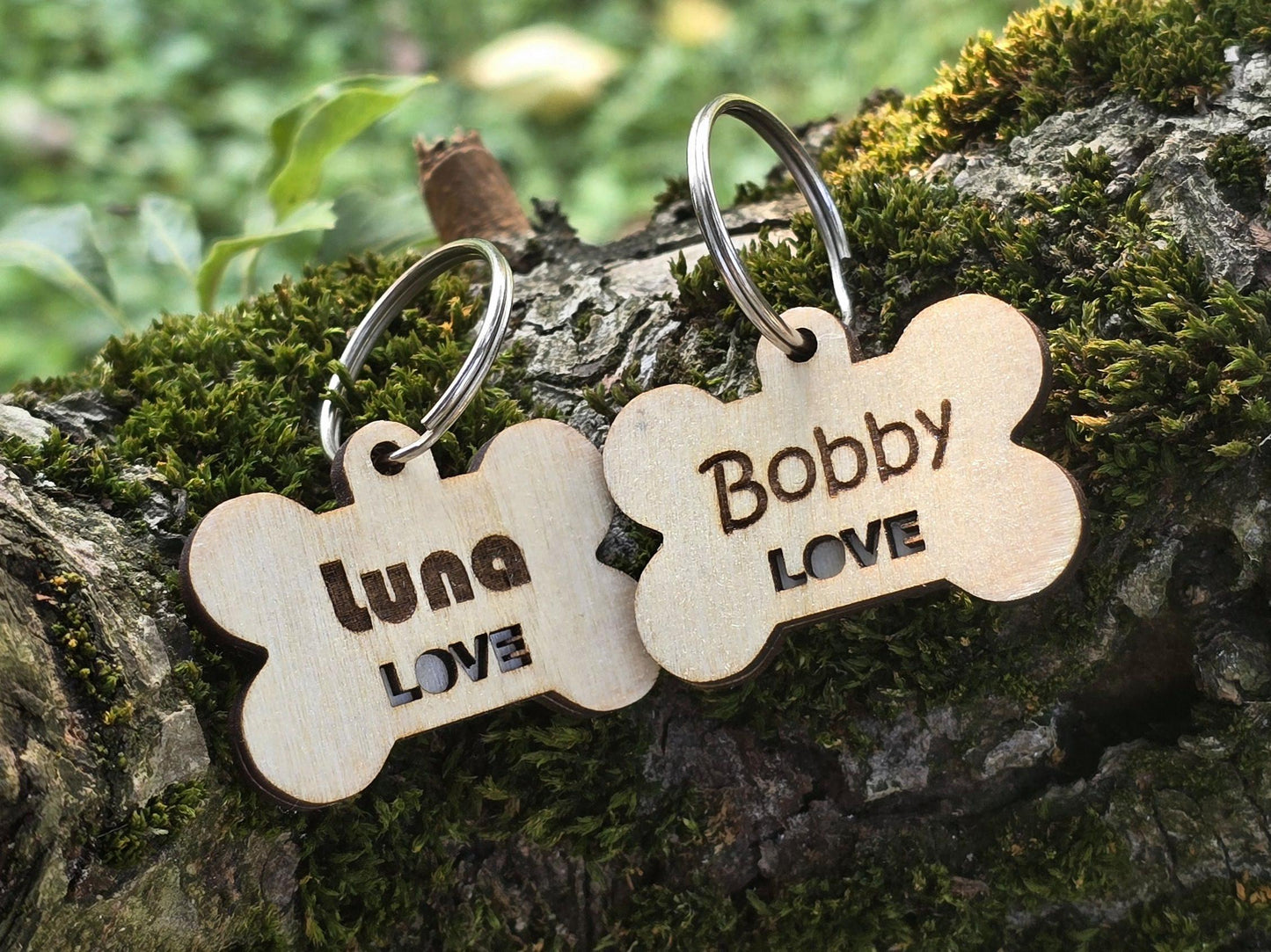 Custom Bone Shaped Dog Tag