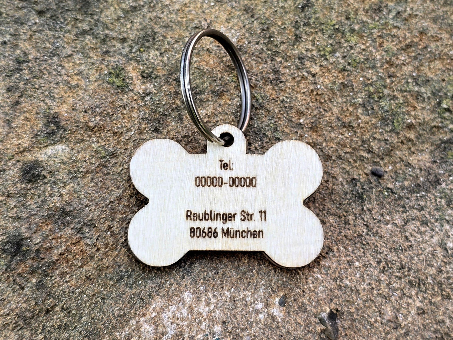 Custom Bone Shaped Dog Tag