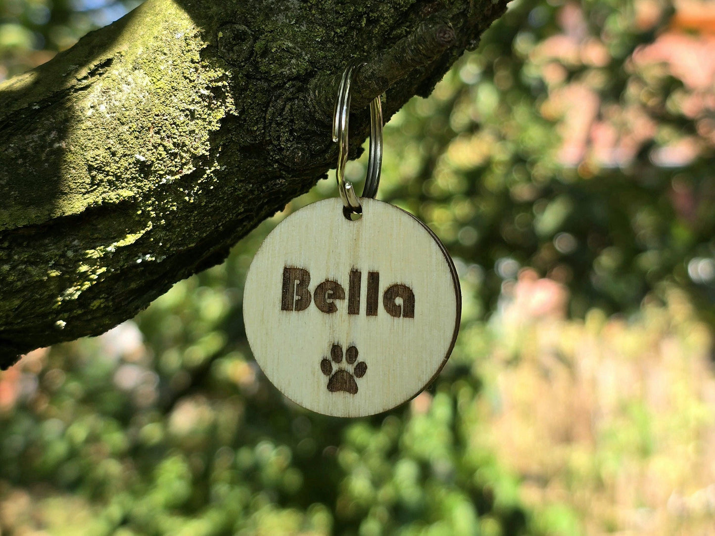 Personalized Wooden Dog Tag