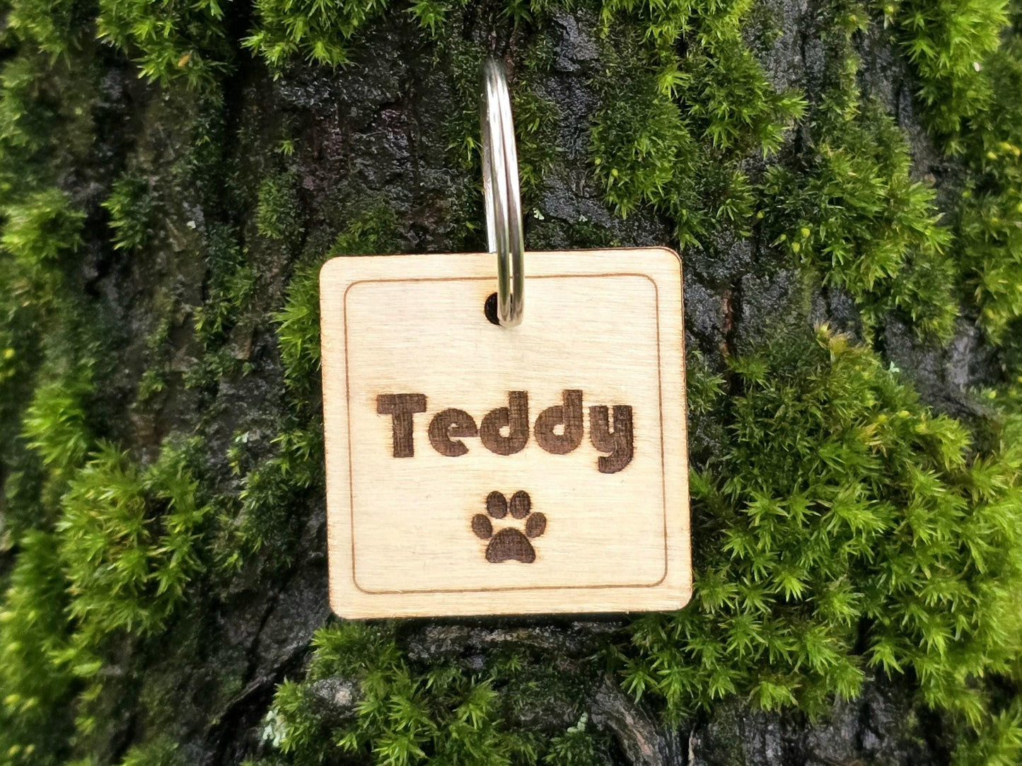 Personalized Square Dog Tag