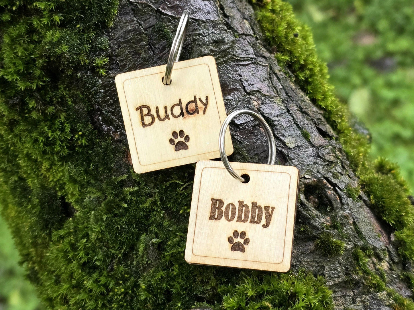 Personalized Square Dog Tag