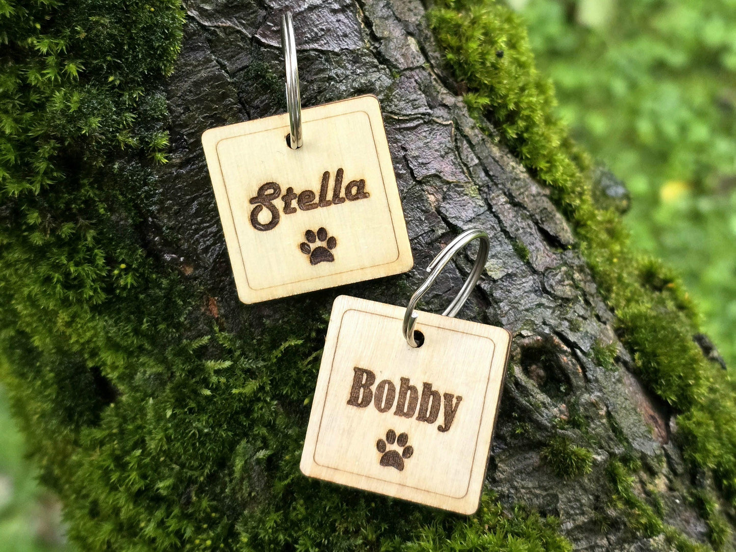 Personalized Square Dog Tag