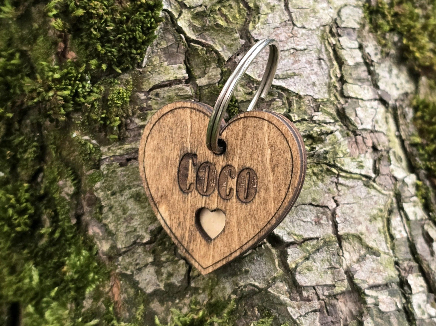 Personalized Heart Shaped Dog Tag