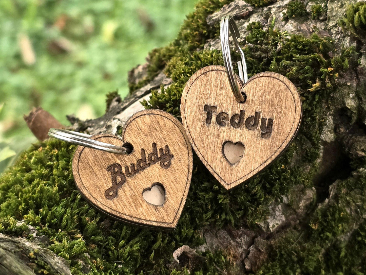 Personalized Heart Shaped Dog Tag