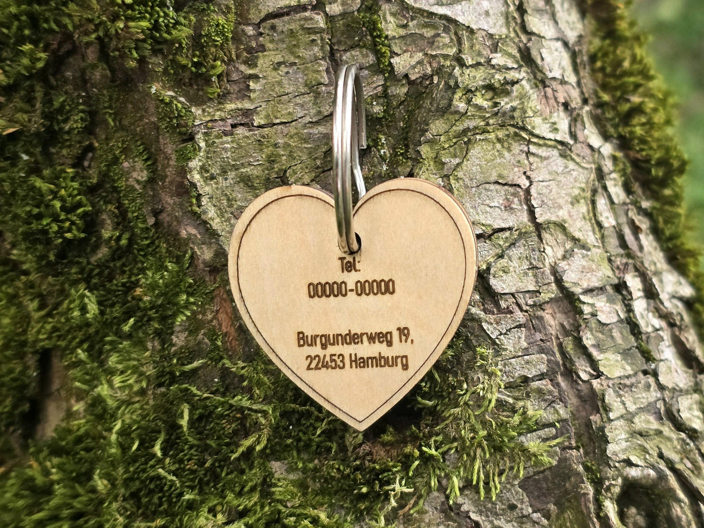 Personalized Heart Shaped Dog Tag