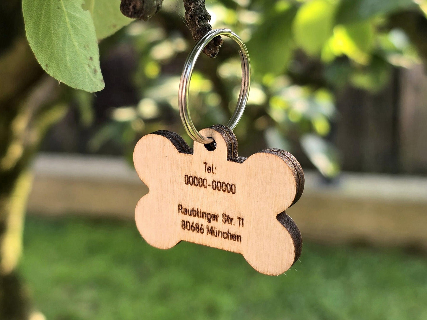 Custom Bone Shaped Dog Tag