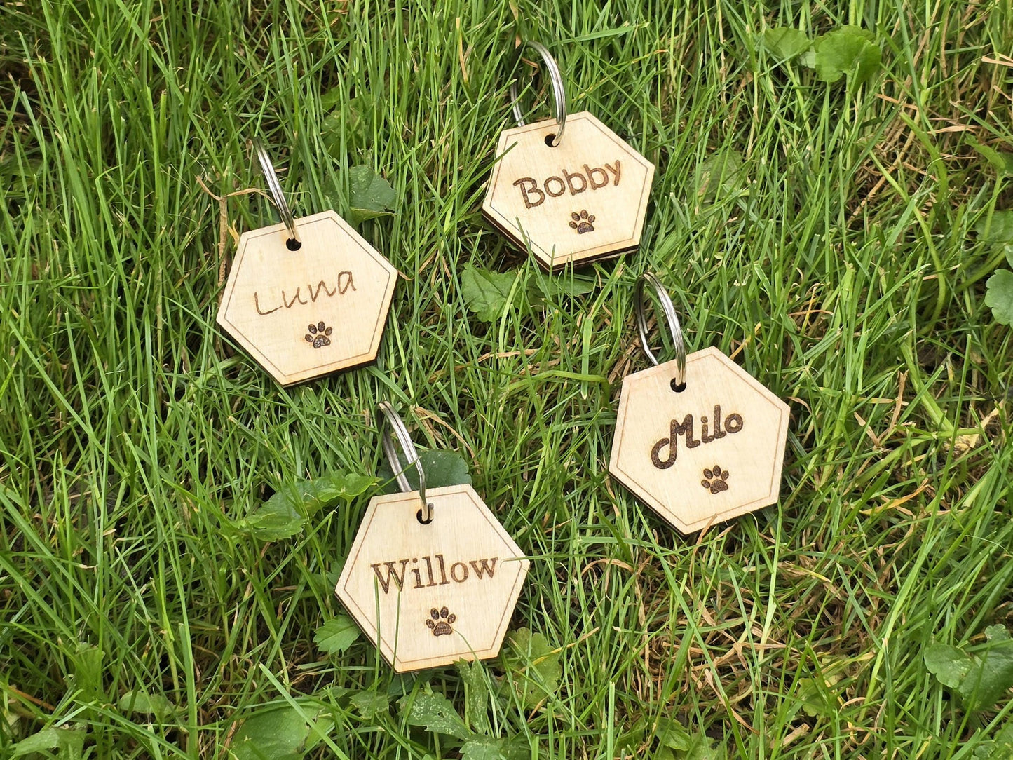 Custom Wooden Dog Tag