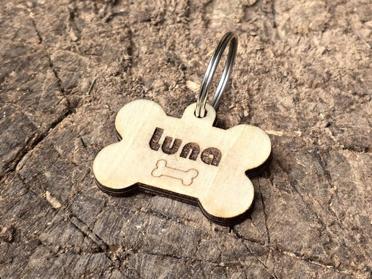 Custom Bone Shaped Dog Tag