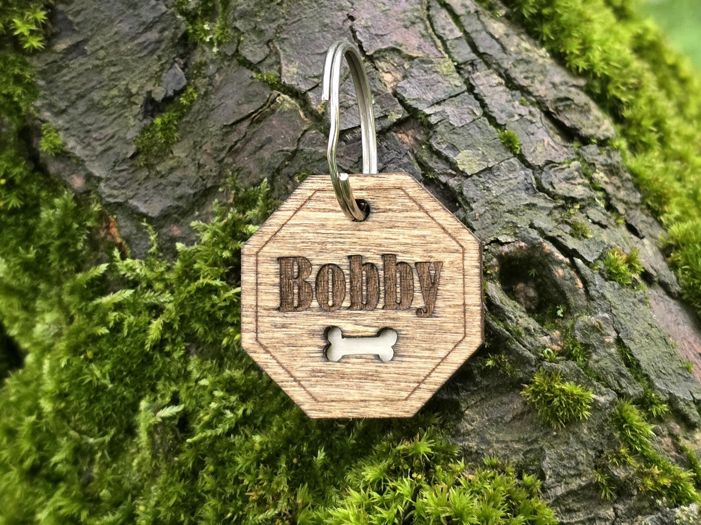 Personalized Octagon Shaped Dog Tag