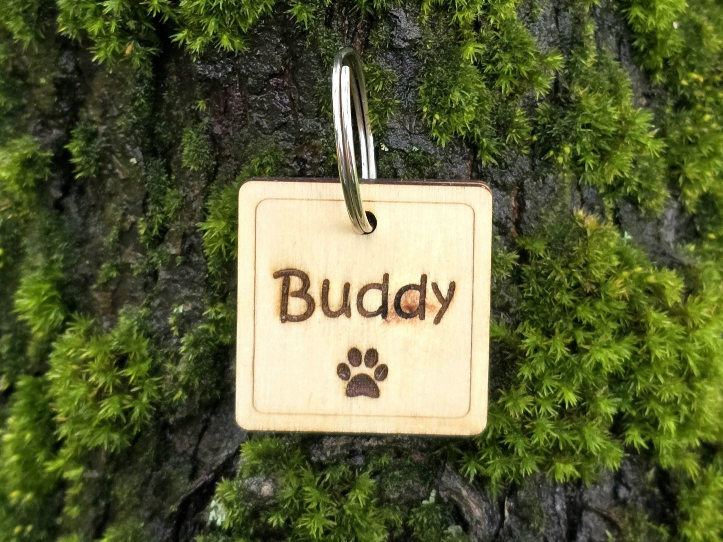 Personalized Square Dog Tag