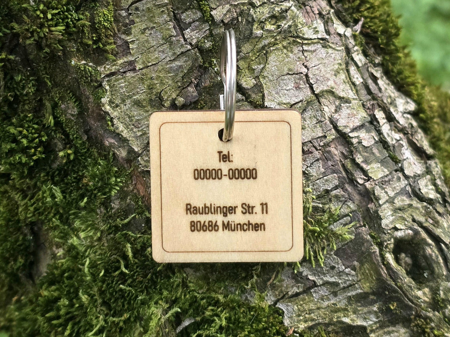 Custom Square Dog Tag