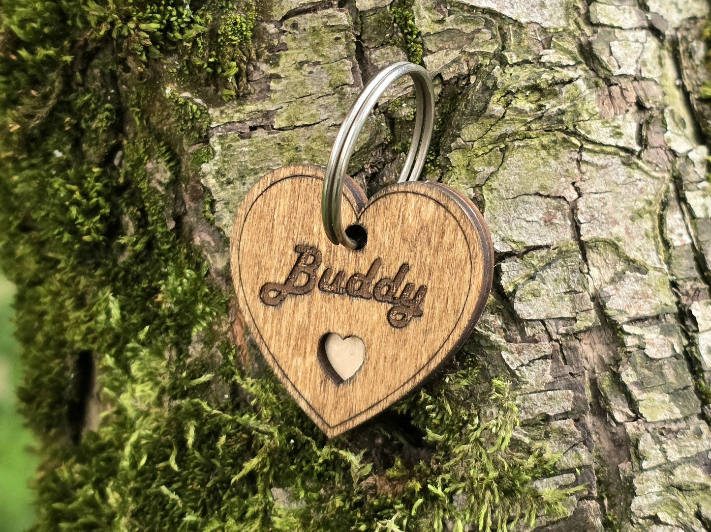 Personalized Heart Shaped Dog Tag