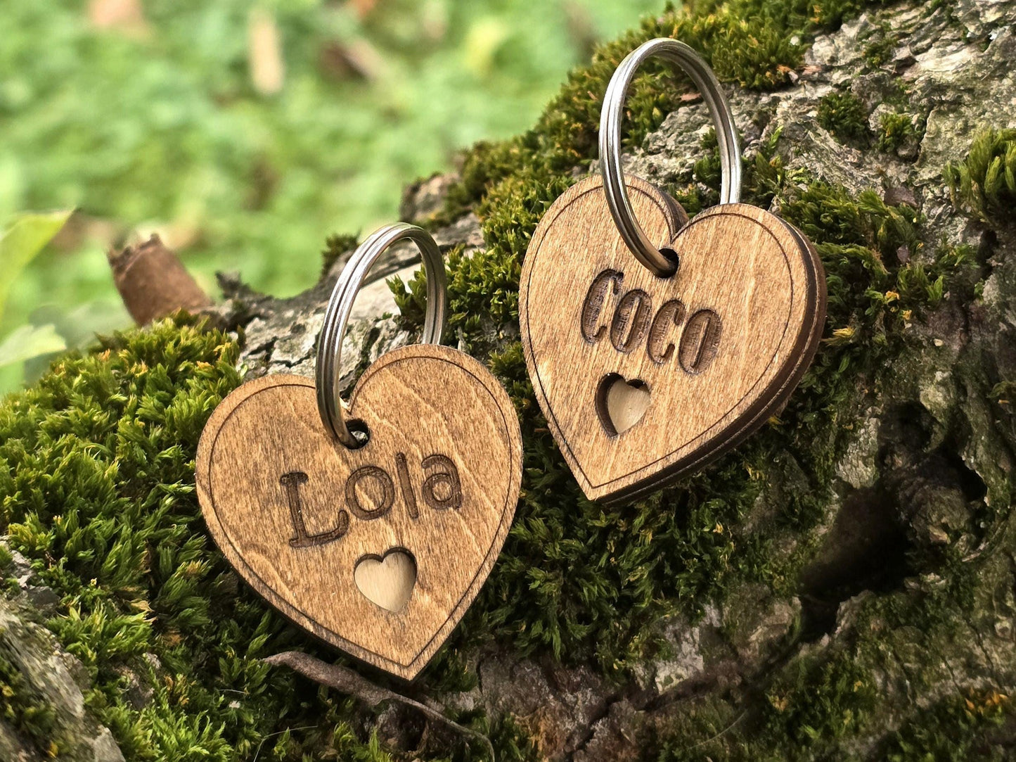 Personalized Heart Shaped Dog Tag